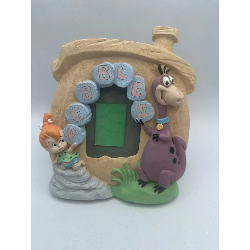 NEW Flintstones Dino Pebbles Picture Frame 1993 3